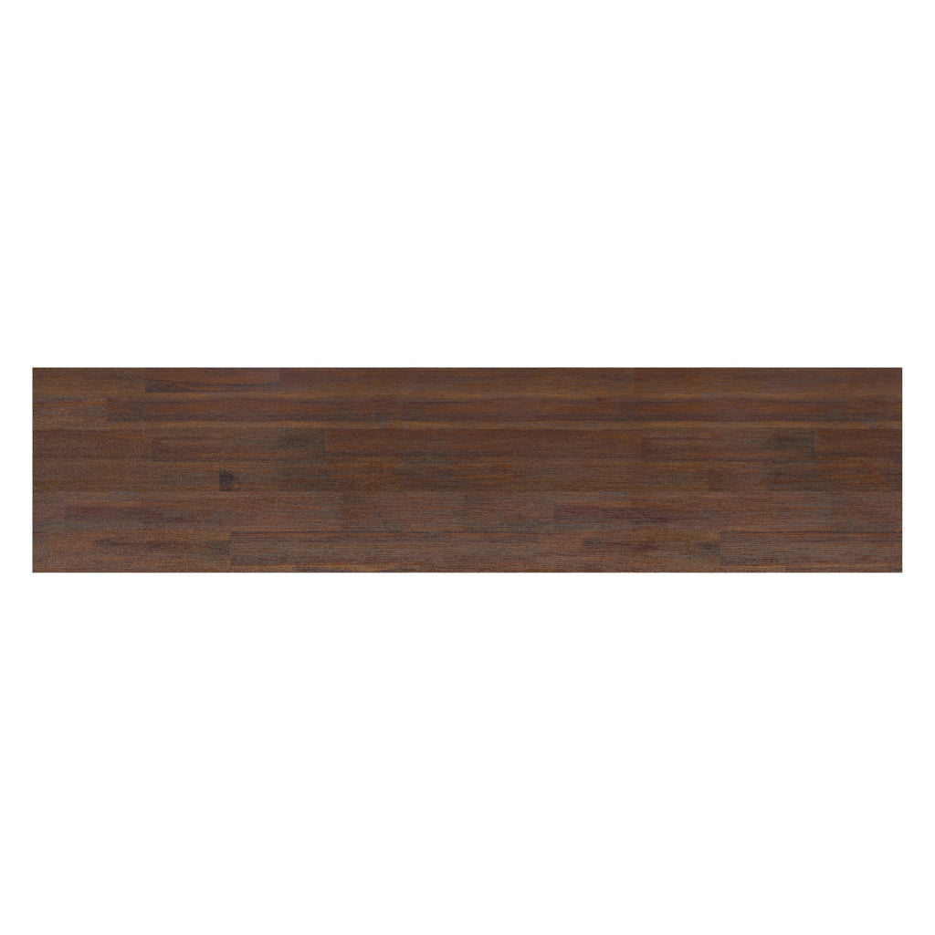 Lowry 72" Wide Acacia Wood TV Stand in Distressed Charcoal Brown