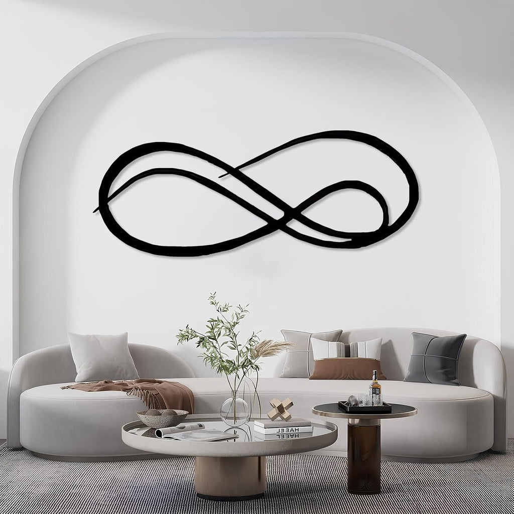 Infinity Metal Wall Decor, Infinity Wall Art, Unlimited Symbol Sign, Abstract Wall Art, Abstract Metal Wall Hanging
