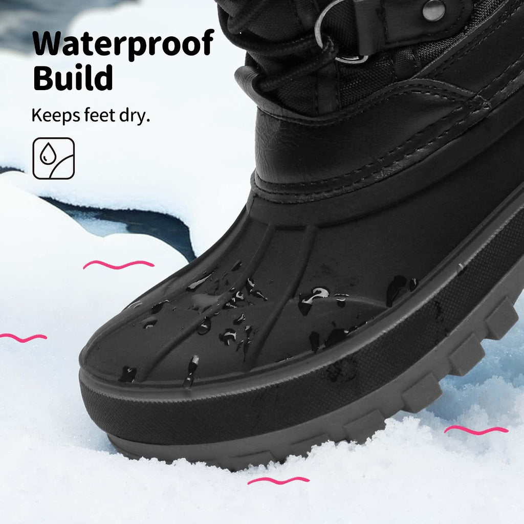 Girls Snow Waterproof Winter Boots
