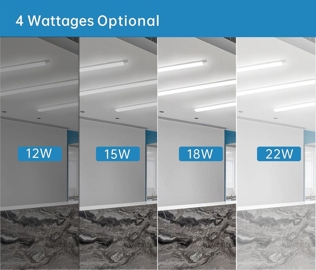 24 Pack 4FT T8 LED Tube Light, Hybrid Type a+b 12W/15W/18W/22W, 3000K |3500K|4000K|5000K|6500K, Single and Double End