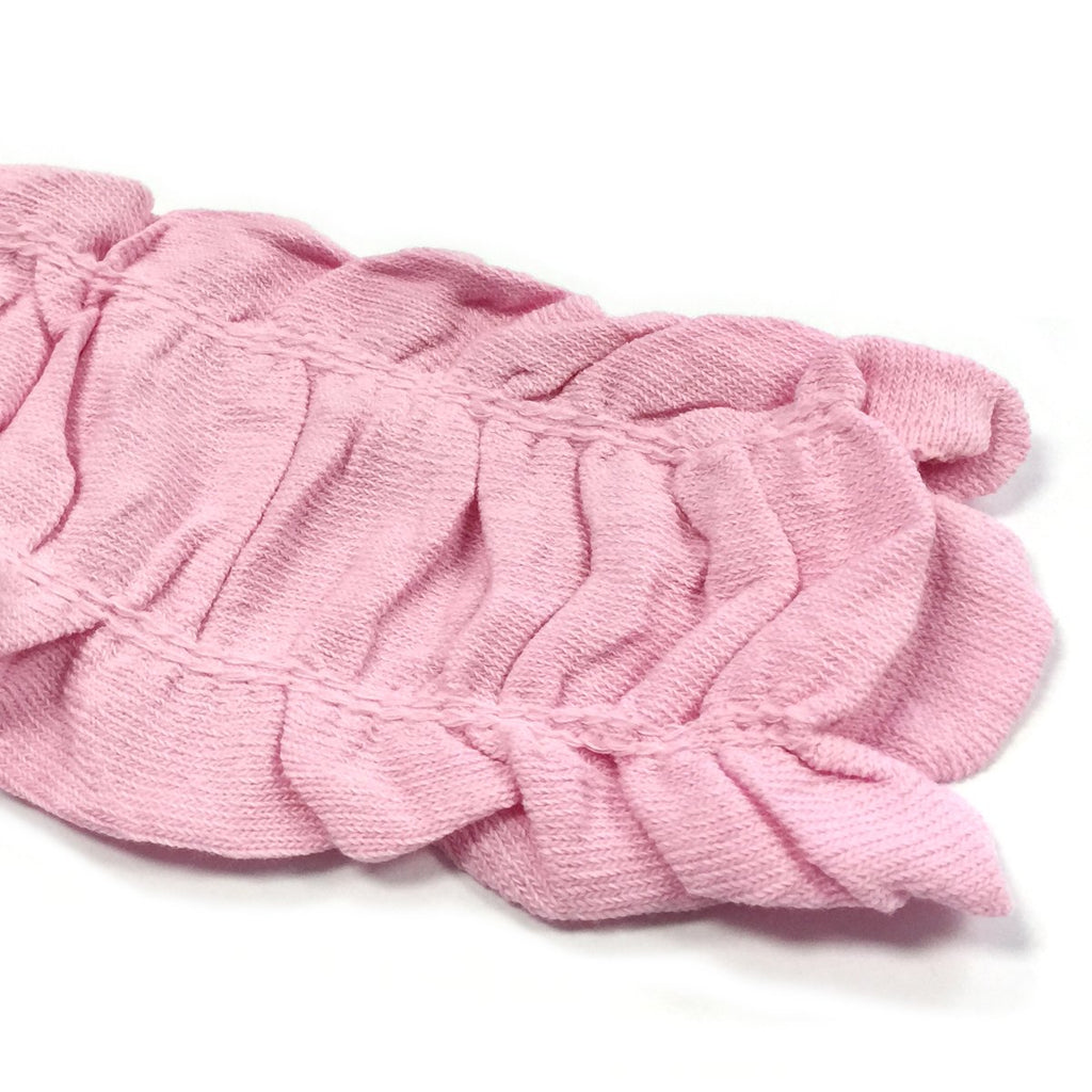 Little Girls 3 Pair Gathered Ruffles Leg Warmers, Lilac, Ballet Pink, Sky Blue