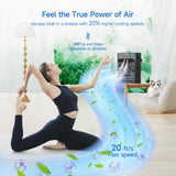 Portable Air Conditioners, 4-in-1 Evaporative Air Cooler with Remote Control, Cooling Fan with 3 Modes