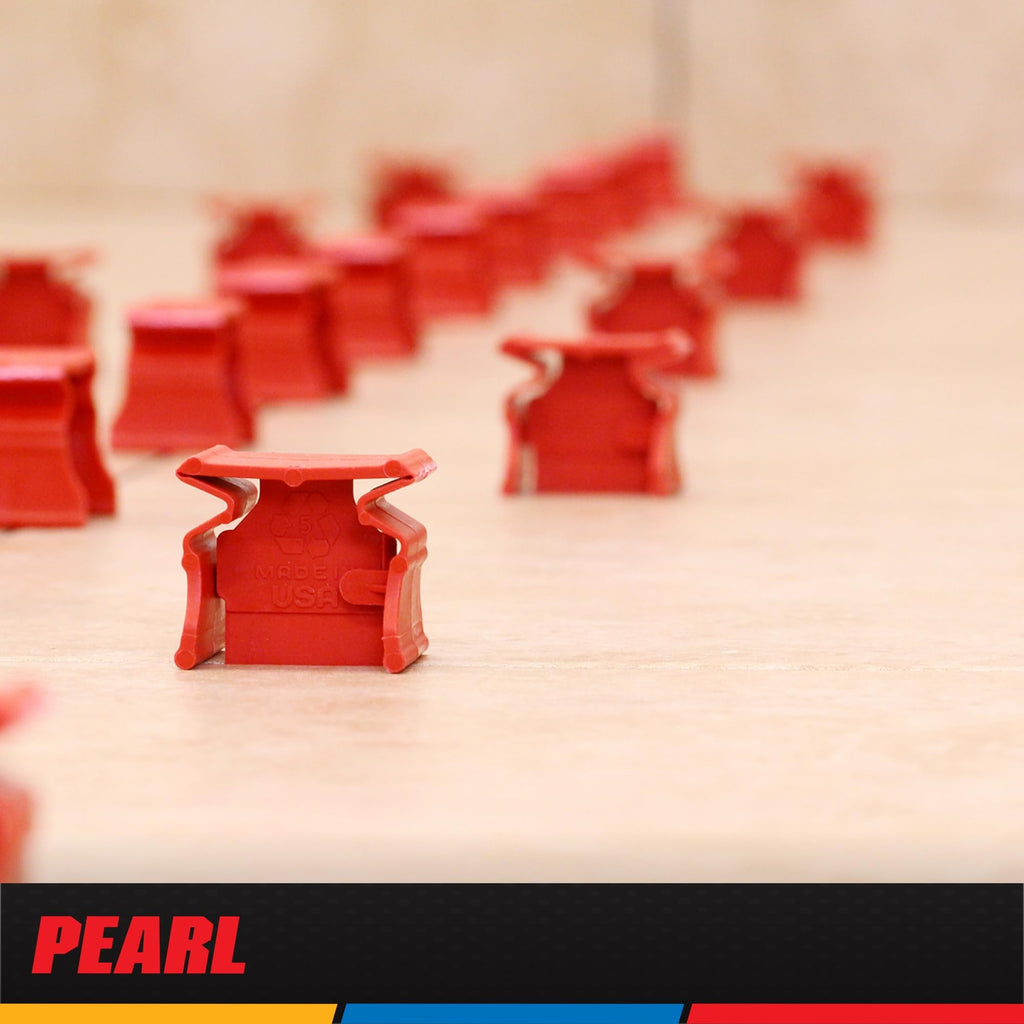 Seamclip Truspace Red 3/8" to 1/2" Tiles, Box of 1000
