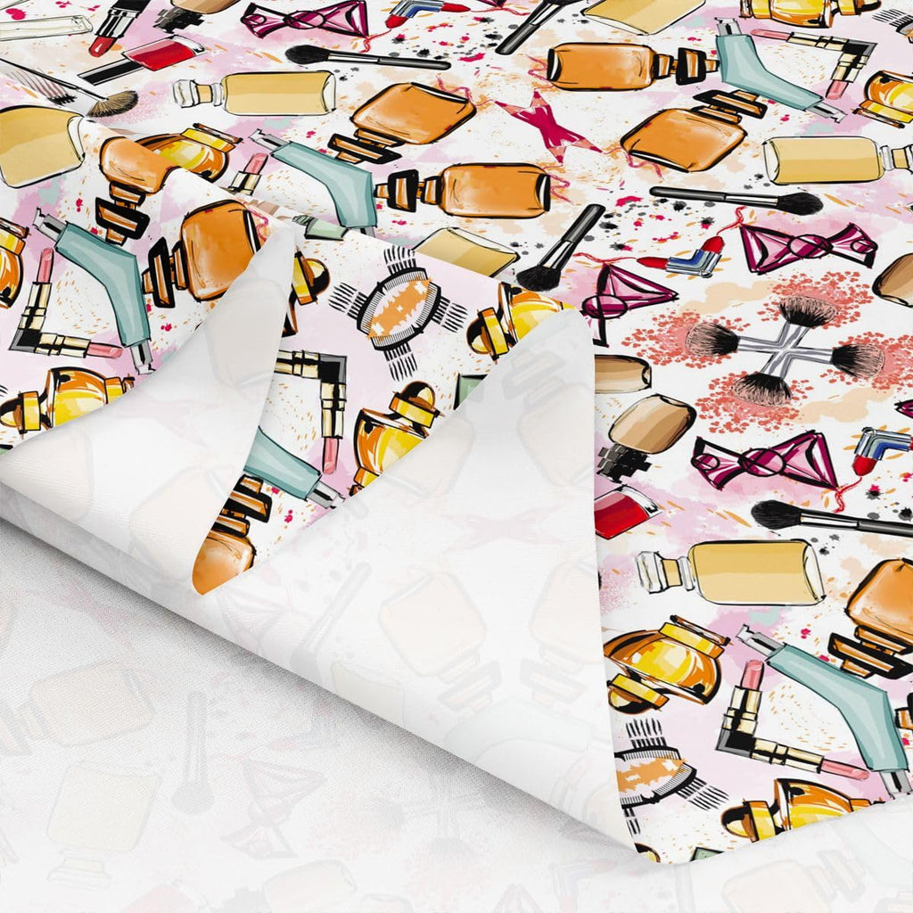 Makeup Fabric By The Yard, Beauty Cosmetics Perfume Upholstery Fabric