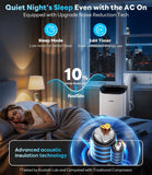 10,000 BTU Portable Air Conditioner Cools Up to 450 Sq.Ft, Auto