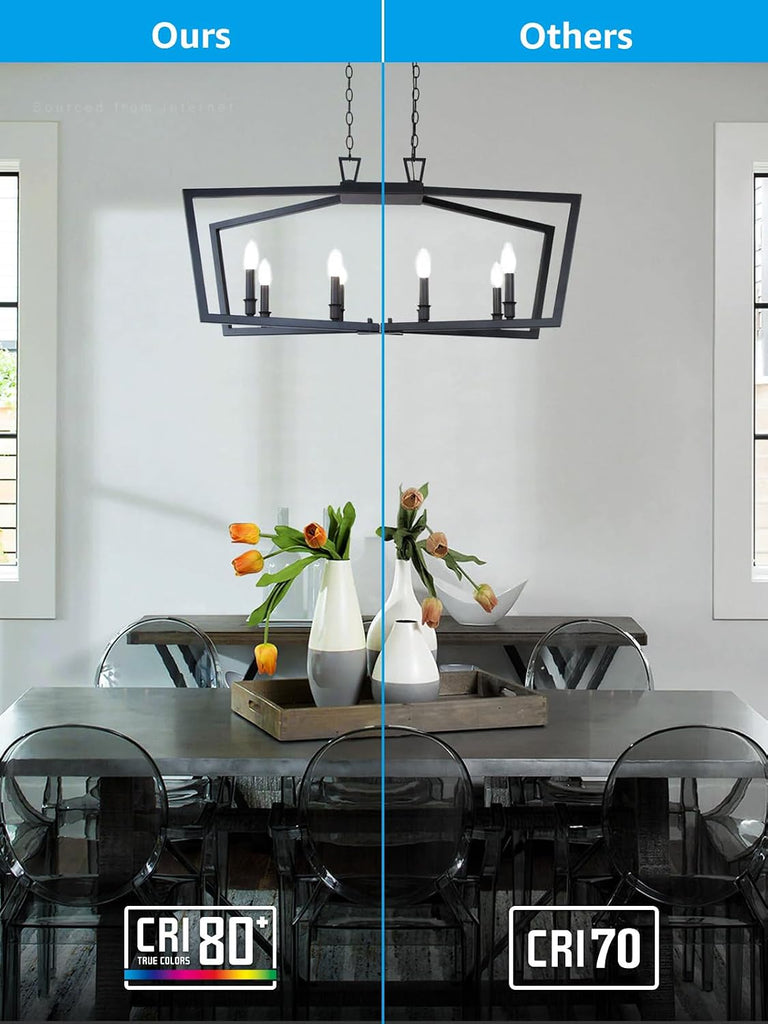 Dimmable E12 LED Candelabra Bulb 4000K Cool White