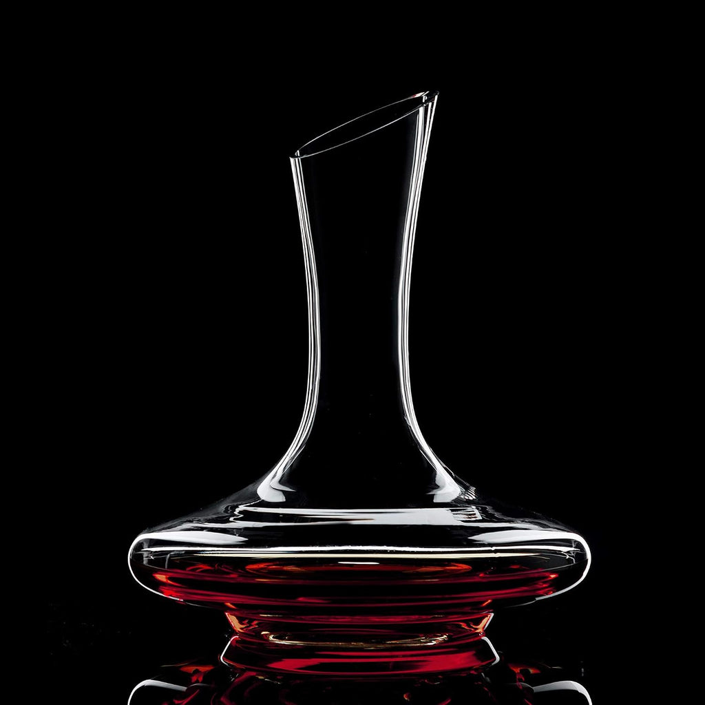 Wine Decanter,Red Wine Carafe,Wine Aerator,100% Hand Blown Lead-free Crystal Glass with Cleaning Beads,Wine Decanters