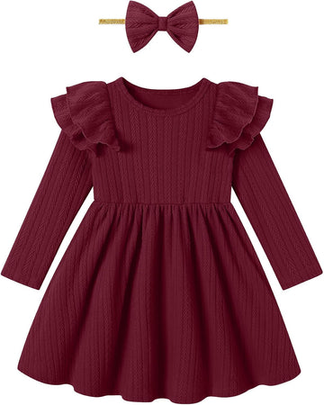 Toddler Girls Dress Little Kids Fall Winter Clothes