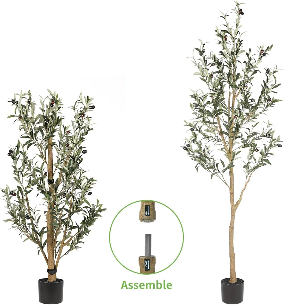 6ft Olive Trees Artificial Indoor with Realistic Appearance
