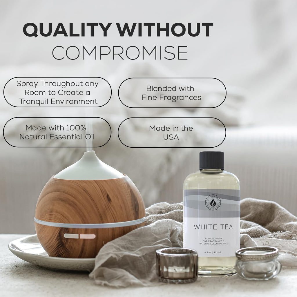 Country White Tea Luxury Hotel Diffuser Oil Refill (4 Fl Oz)