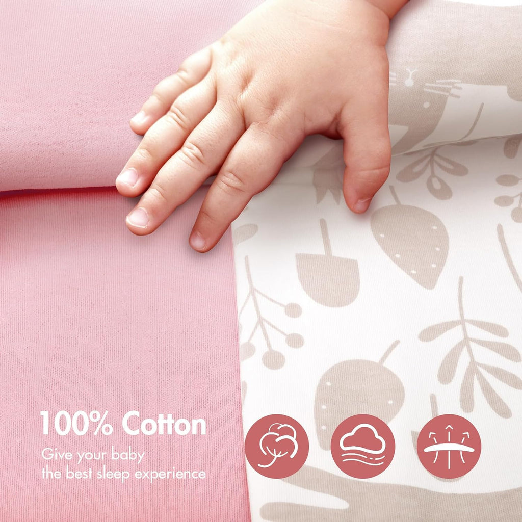 Pack Baby Swaddle Sleep Bag, Arms Up Swaddle for Girls
