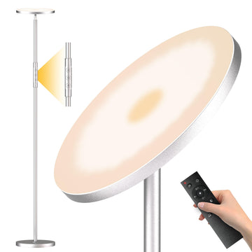 Floor Lamp, 36W 3600LM Standing LED Lamp 350W Equivalent with Remote & Touch Control, Modern Torchiere Floor Lamp