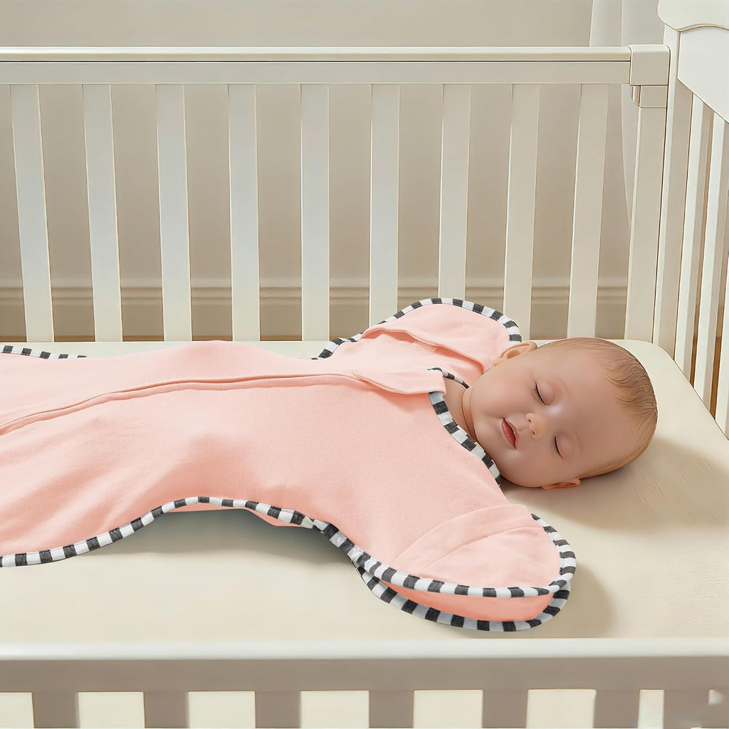 Soft Cotton Swaddle Blanket, Arms Up Baby Sleep Sack
