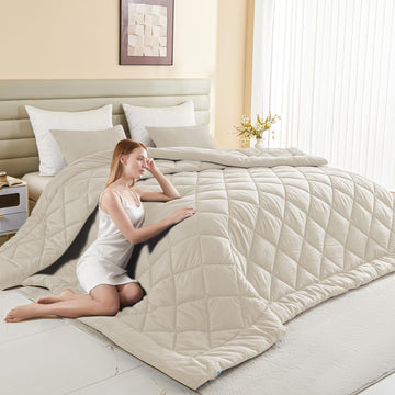 Oversized King Comforter, Extra Large King Size Comforter Oversized, All Season Soft Lightweight Quilt Down