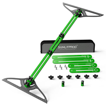 Stair Tread Template Tool - Dual Solid Nut Locking Stair Tread Tool Jig
