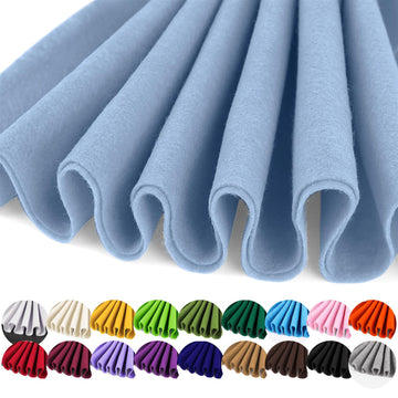 36" X 36" Soft Felt Fabric 1.6mm Thick (Blue Fog)