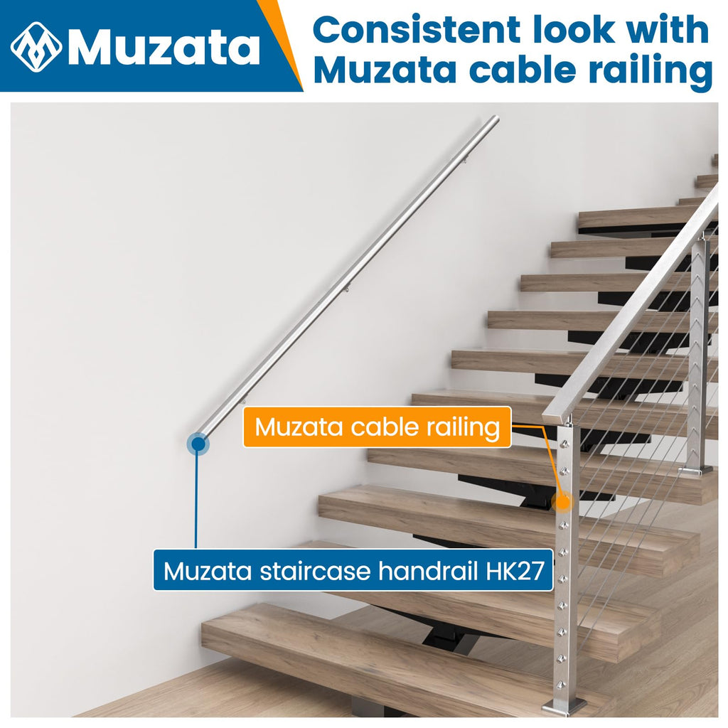 10FT Stainless Steel Pipe Handrail 2