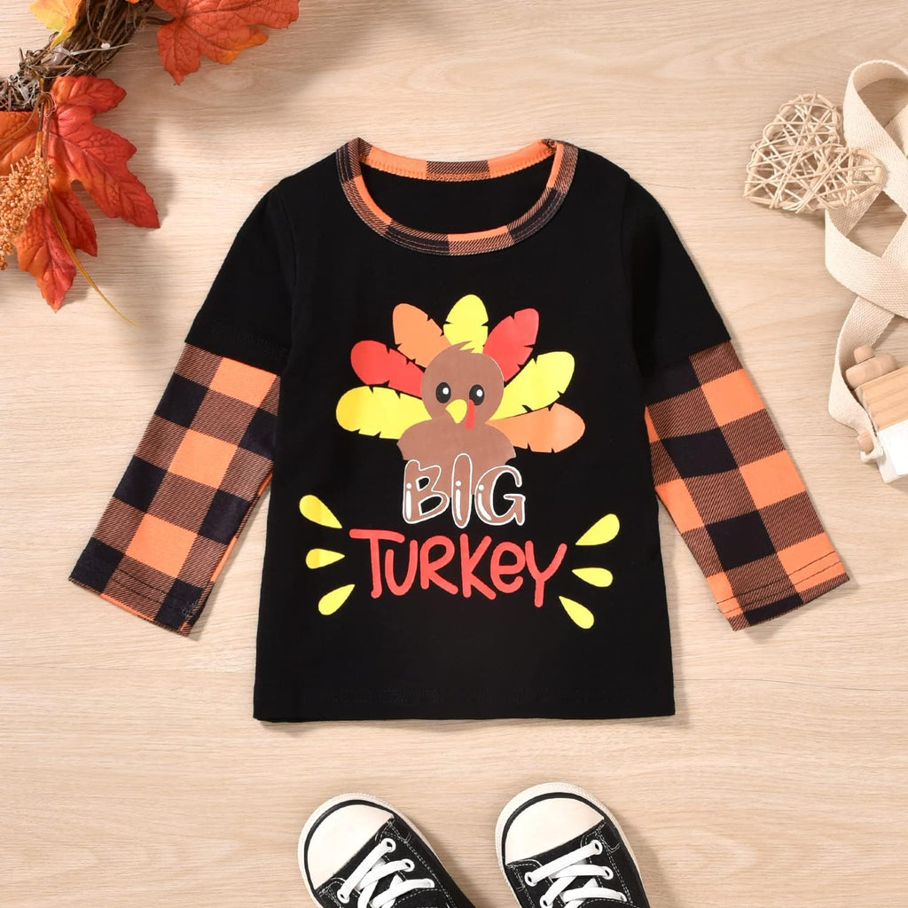 Toddler Baby Thanksgiving Matching Outfits for Brothers Sisters Sibling Clothes
