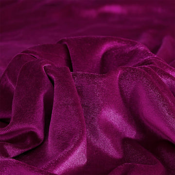 Hot Pink Velvet Fabric by The Yard, 3 Yards, 60" Wide