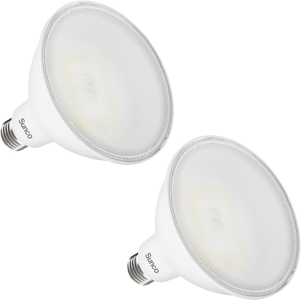 2 Pack PAR38 LED Flood Light Bulb, 20W=250W, Dimmable, Waterproof | 2800LM, 3000K Soft White, E26 Medium Base, Ultra