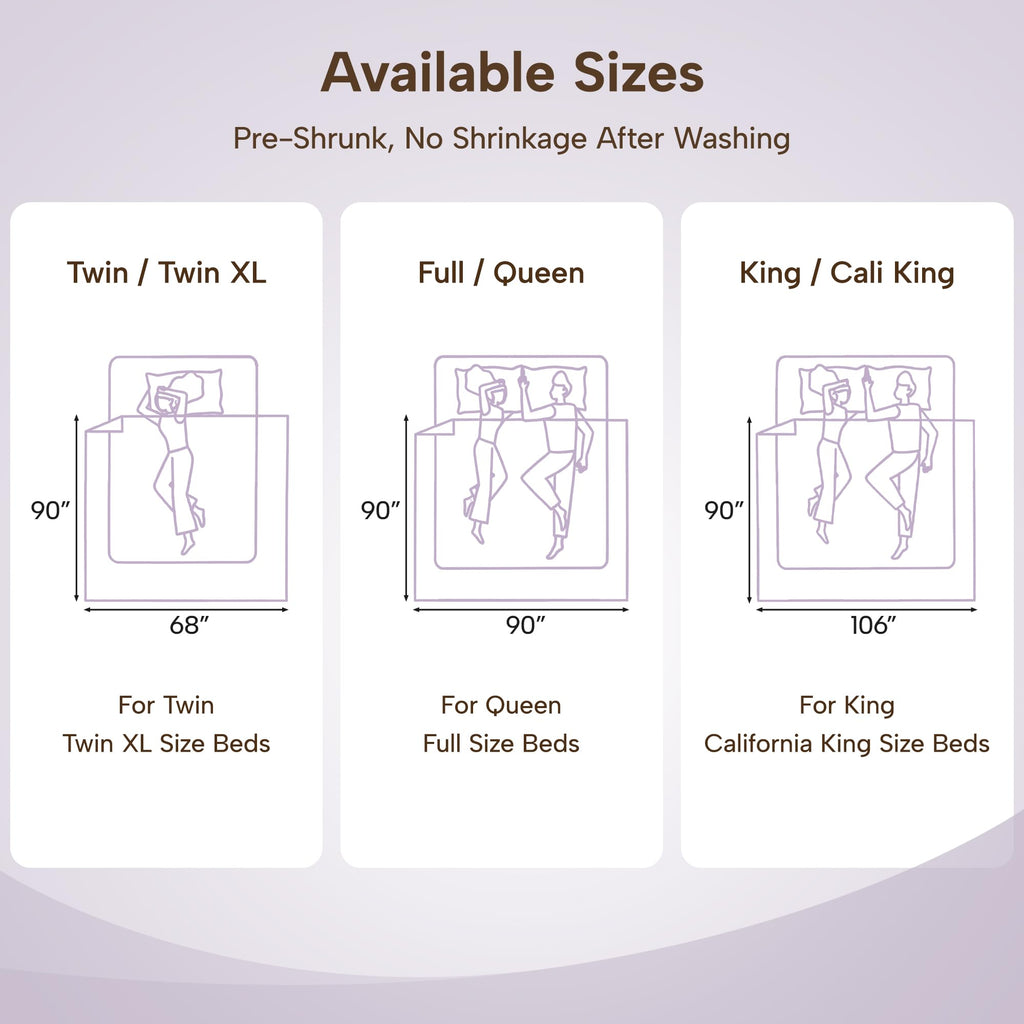 Cooling Comforter Queen, 100% Viscose from Bamboo Lightweight All-Season Quilt for Hot Sleepers