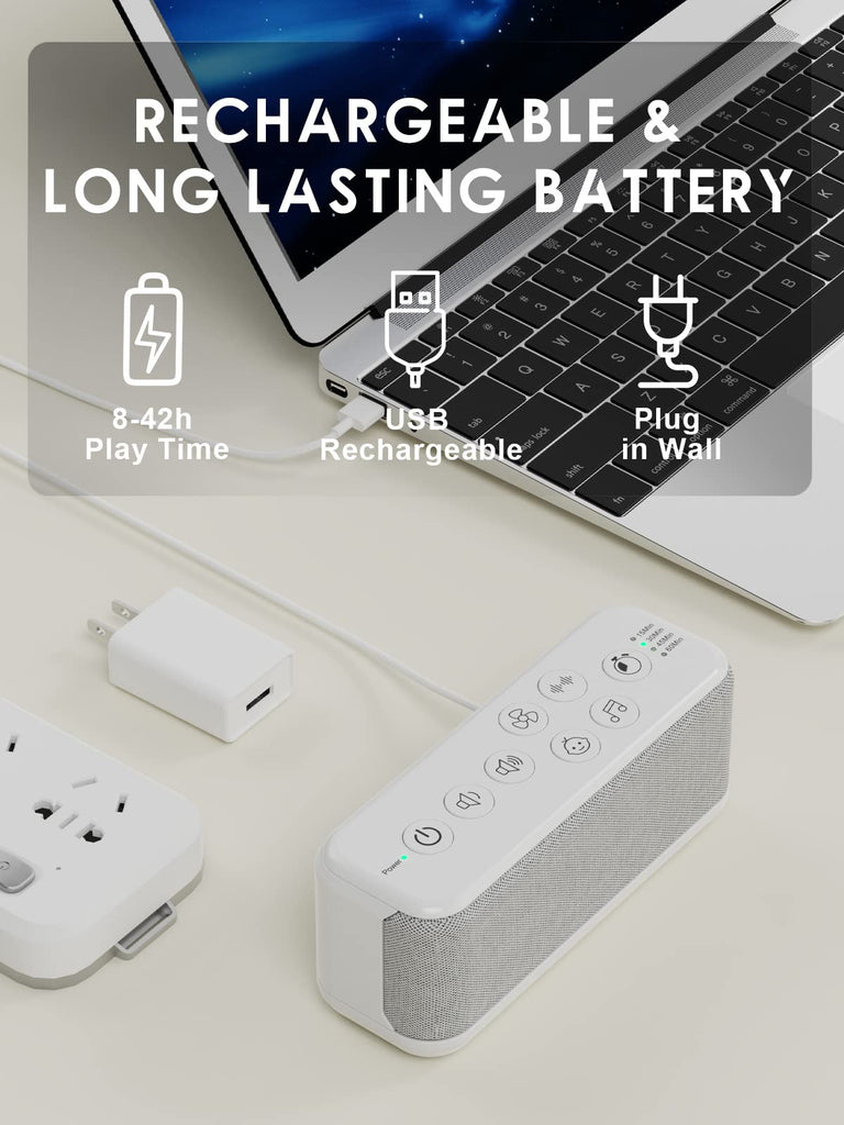 White Noise Machine, Sound Machine Privacy, Sleep and Focus