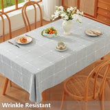 52 x 70 Cloth Tablecloths Rectangular Blue Table Coth Rectangle Table Summer Farmhouse Cotton Tablec