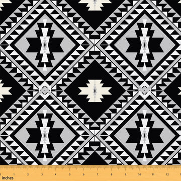 Bohemian Fabric by The Yard Vintage Boho Lattice Upholstery
