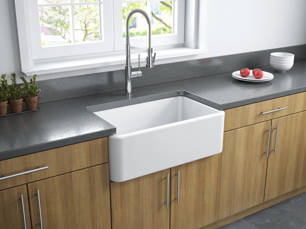 Reversible FIRECLAY Farmhouse Sink