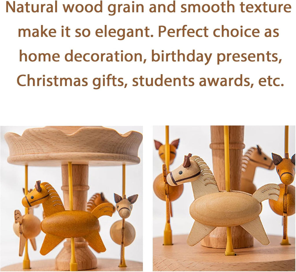 Classical Music Box Revolve Musical Boxes Christmas Birthday Valentine's Day Gifts for Lover, Boyfriend, Girlfriend