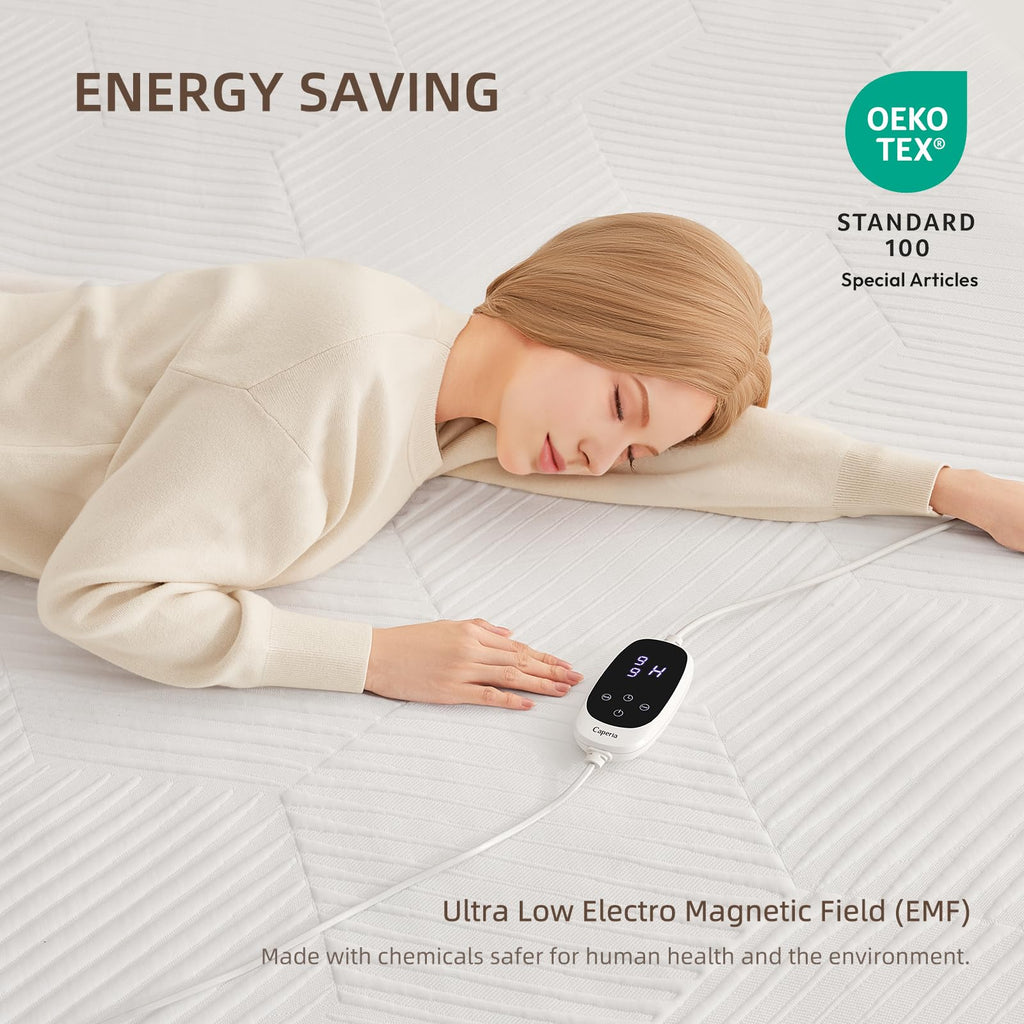 Waterproof Multi-Zone Heated Mattress Pad, Dual Controls