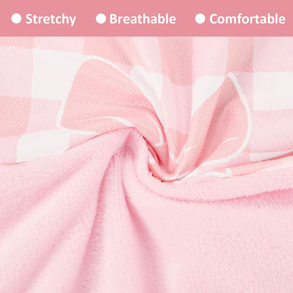 Nursing Pillow Cover, Soft Stretchy Nursing Cover for Breastfeeding Pillow, 1 Pack Reversible Removable Slipover for