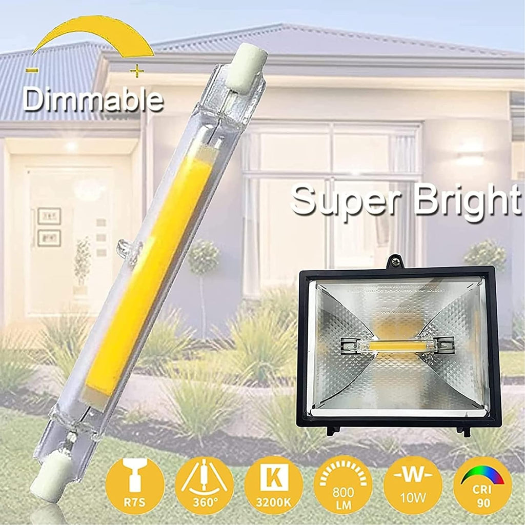 R7s LED Bulbs 10W High Brightness T3 Double Ended LED Lights Bulbs Equivalent to 100W Halogen Bulbs J-Type T3