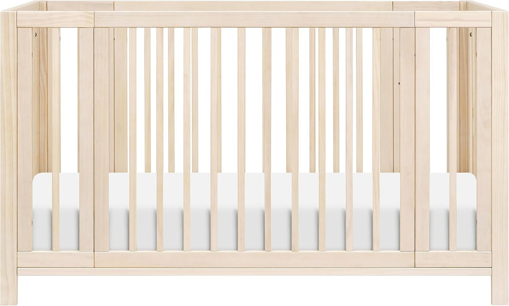 Rolli 9-in-1 Convertible All-Stages Bassinet to Full-Size Crib in Washed Natural, Greenguard Gold Certified, Portable