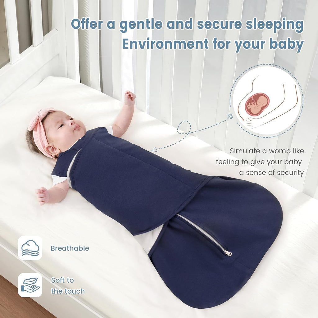 Baby Swaddle Sleep Sack, 1.0 TOG, 100% Cotton
