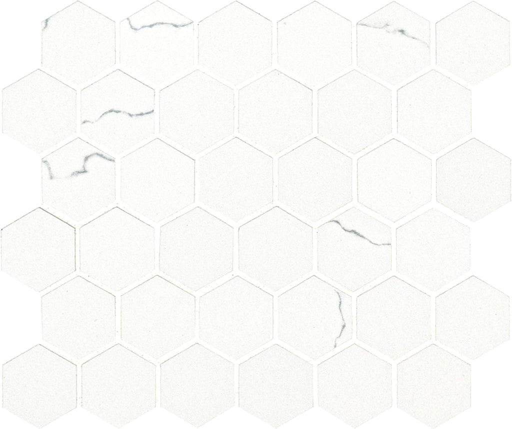 Miraggio Gray 12 in. x 12 in. Matte Porcelain Hexagon Tile Flooring