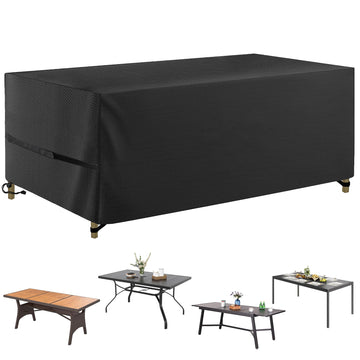 Patio Table Covers, Rectangular Outdoor Dining Table Cover, 72"L X36"W X28"H