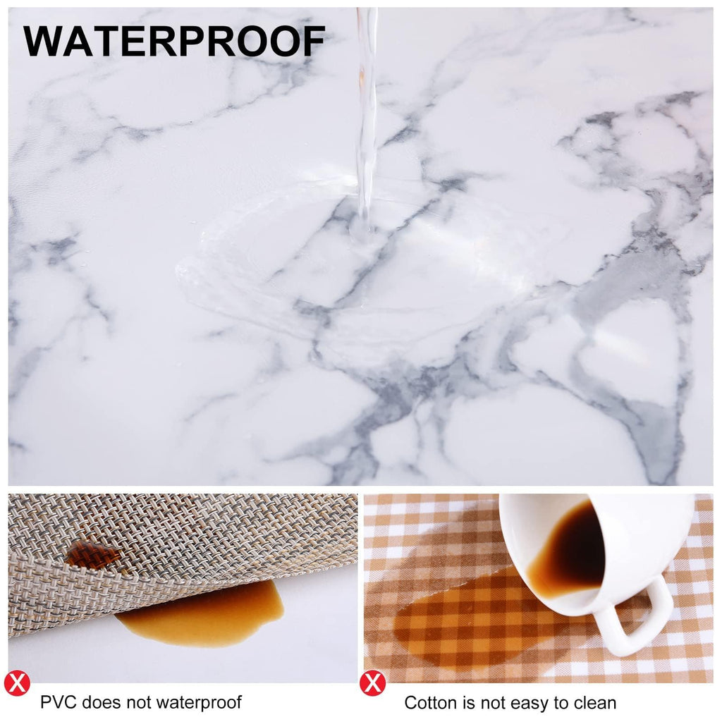 Faux Leather Heat Resistant Placemats 6 Packs