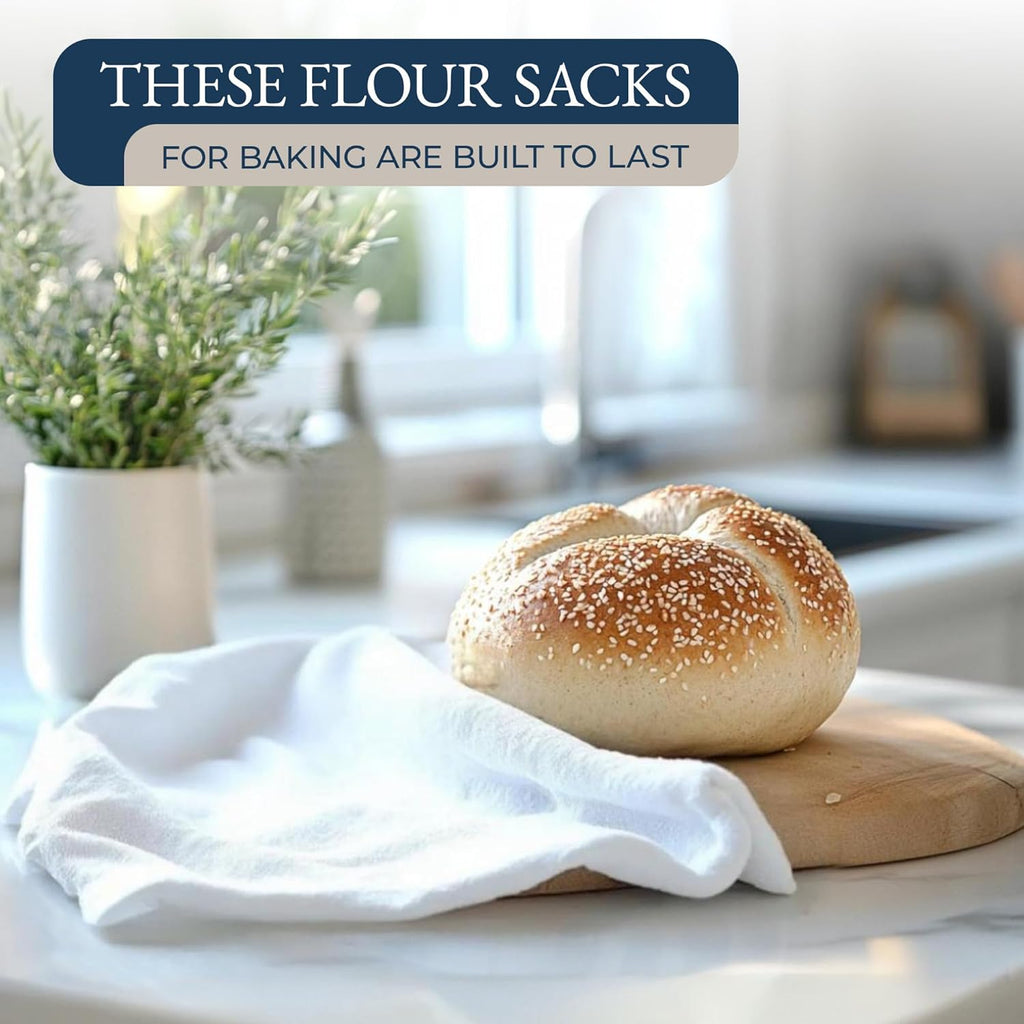 Kitchen Towels and Oven Mitt Set 20 Pc - Lint Free Cotton Dish Towels Drying, Cozy Terry Dish Rags, Flour Sack Towels