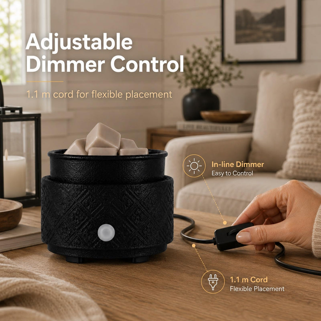 Ceramic Wax Melt Warmer for Scented Wax Melts 3-in-1 Electric