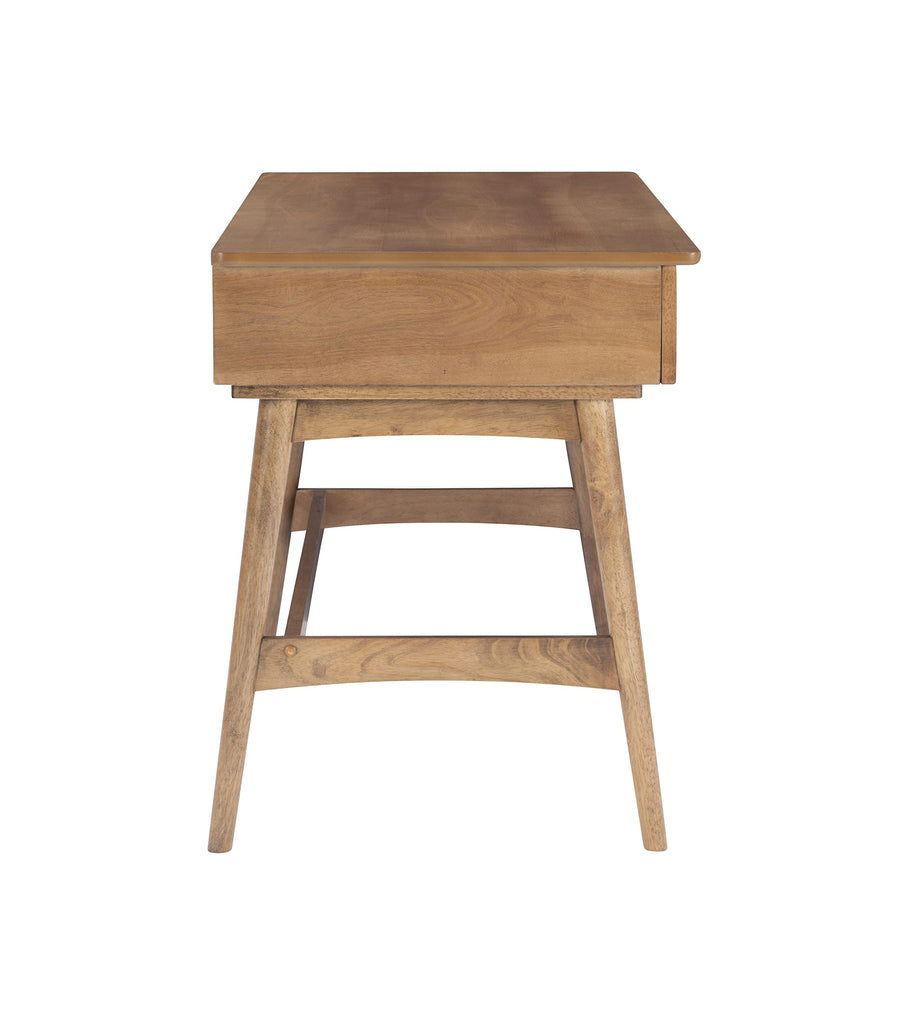 Dutton Natural Wood and Rattan Desk