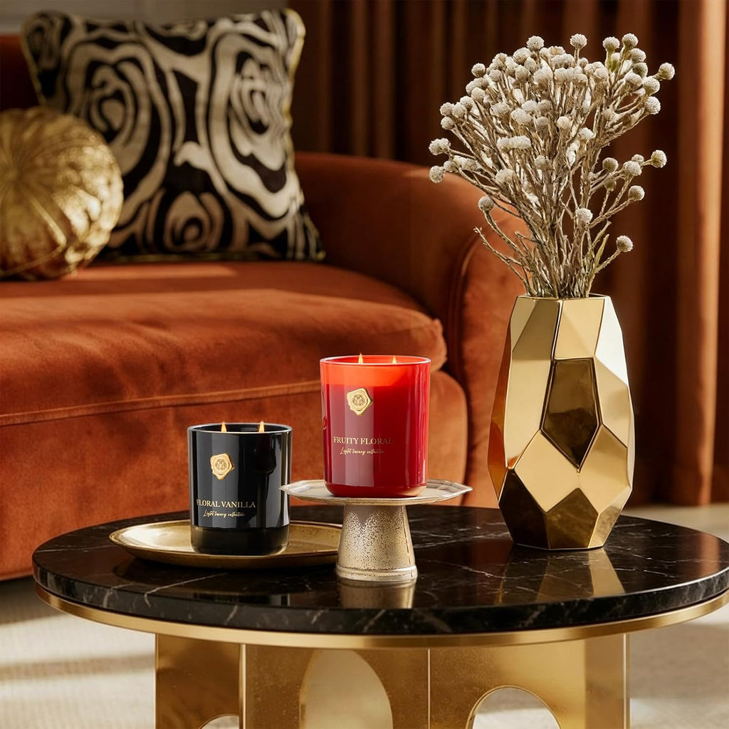 Palo & Santo Scented Candle | 90-Hour Burn, 16.6 oz | Long-Lasting for Mood Healing and Gifting | Natural Non-Toxic