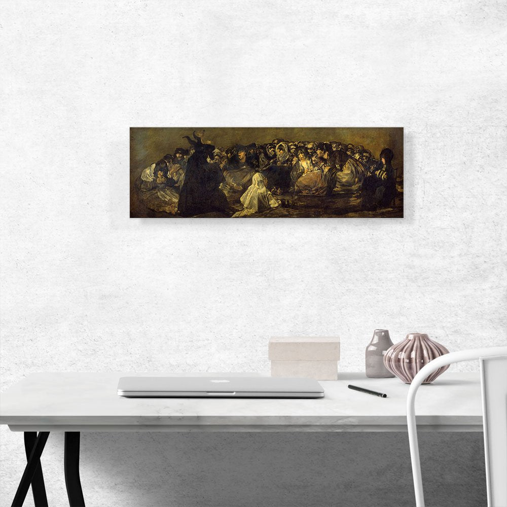 The Great He-Goat 1823 Canvas Art Print Stretched Framed Painting Picture Poster Giclee Wall Decor by Francisco De