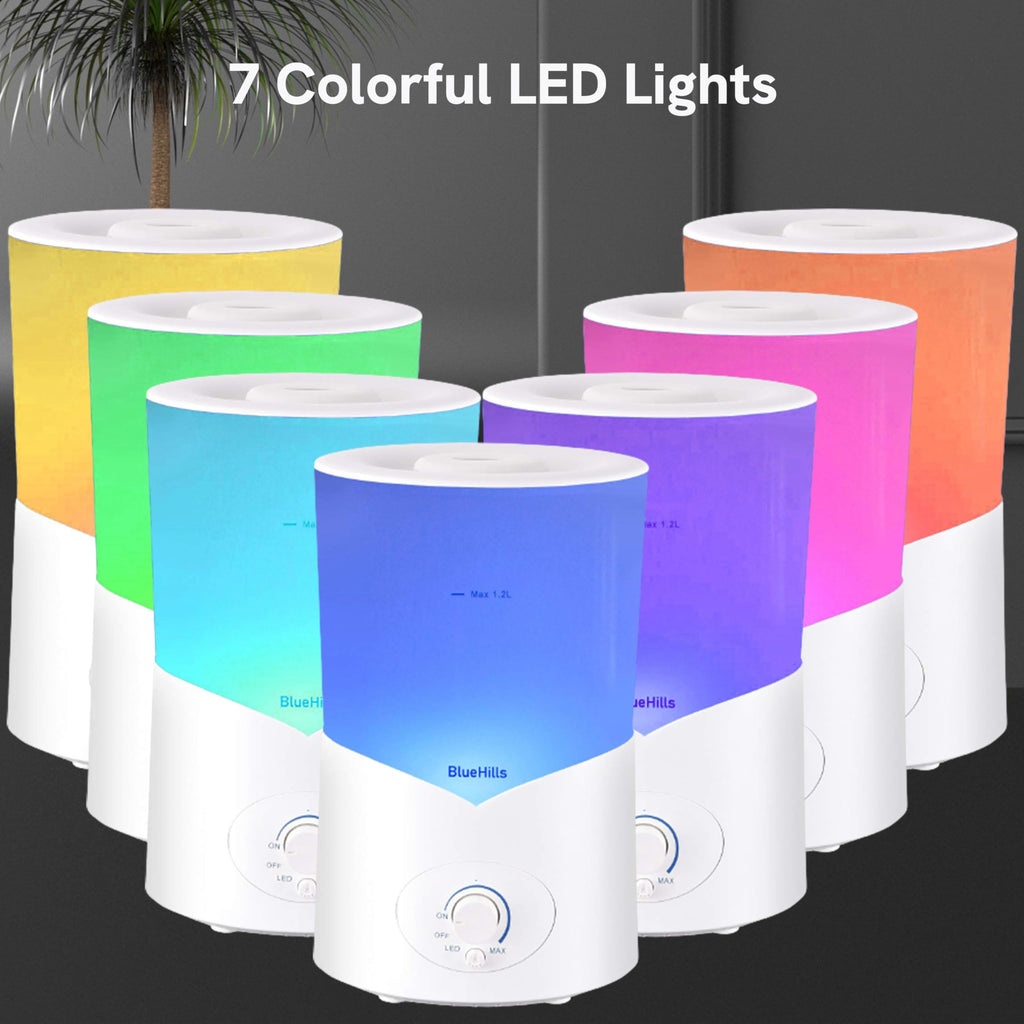 1000 ML Essential Oil Diffuser Premium Humidifier Large 1L White