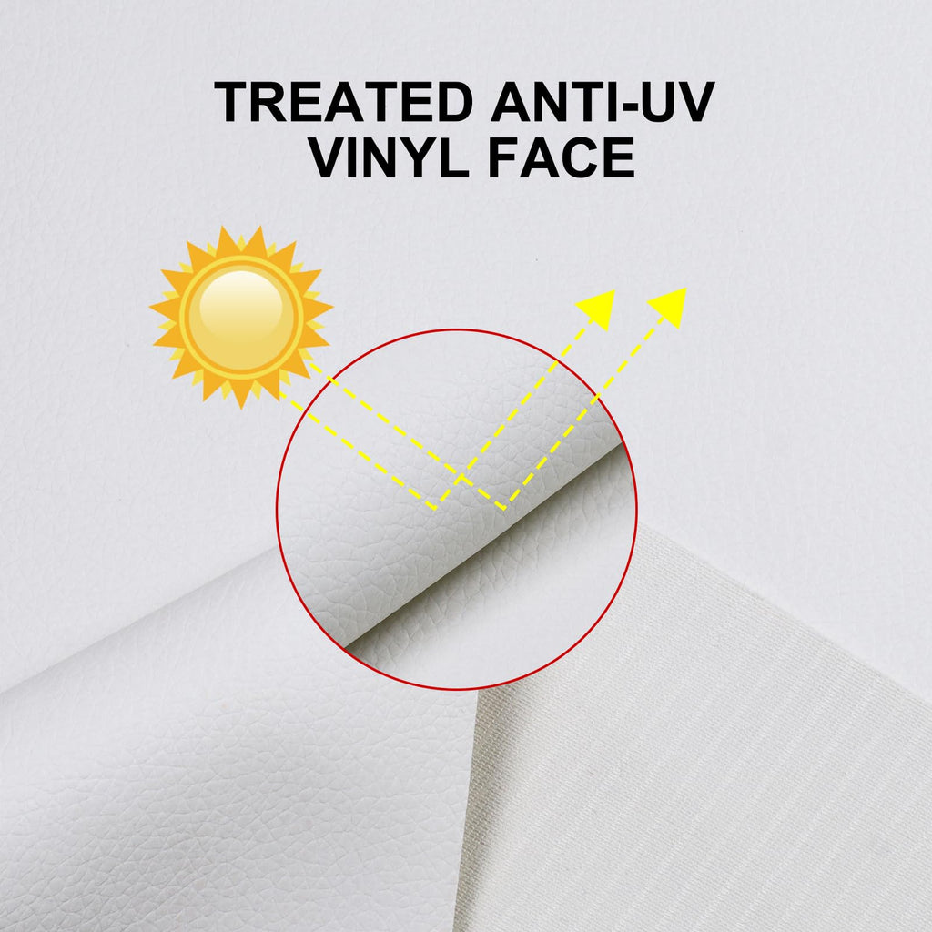 Waterproof Synthetic Leather Upholstery Fabrics, Soft Anti-UV Material, Hypoallergenic Easy to Clean Non-Peeling
