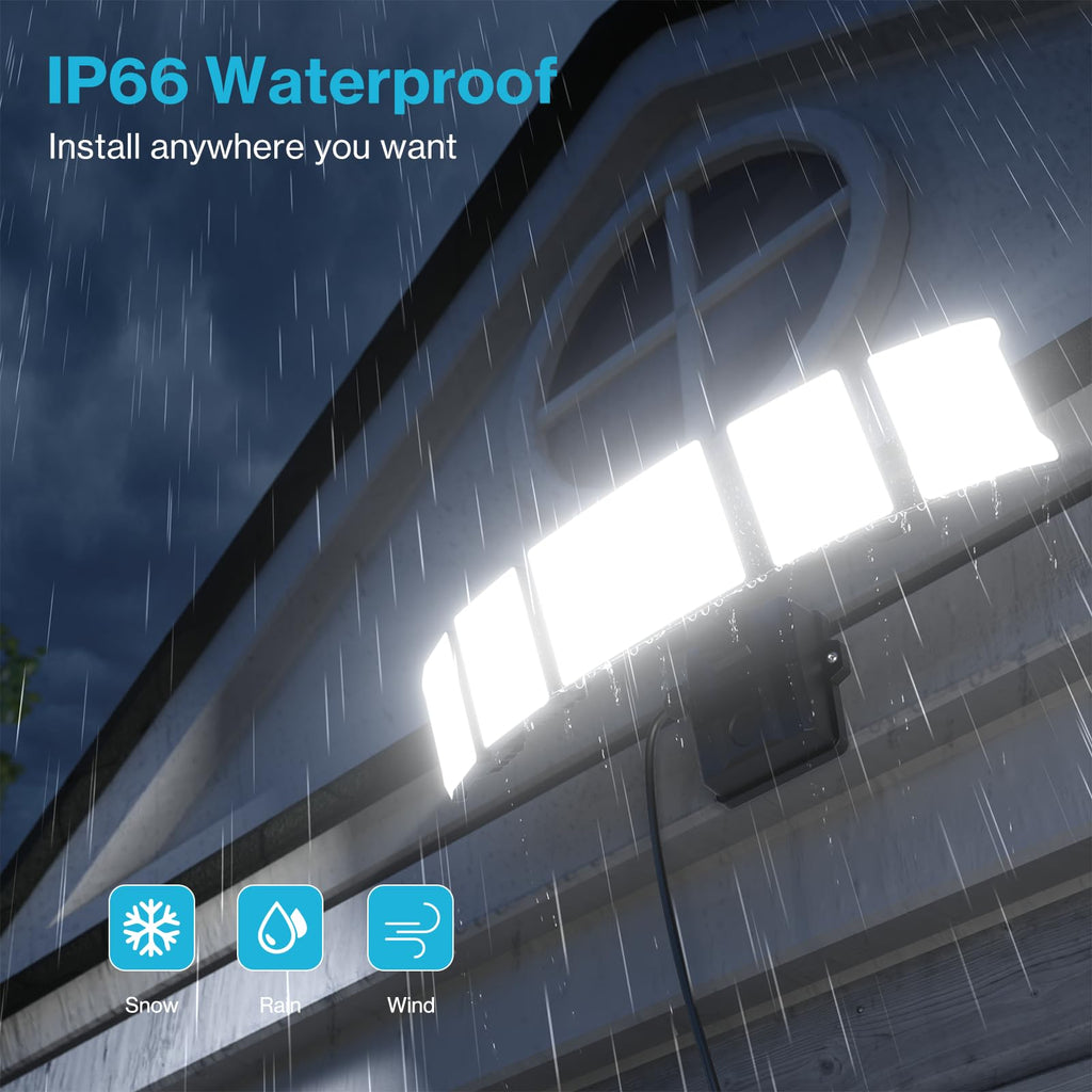 Flood Lights Outdoor Plug in, Switch Controlled for Backyard