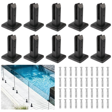 10 Pack 304 Stainless Steel Glass Railing Spigot NW 2.7lb - Level 3