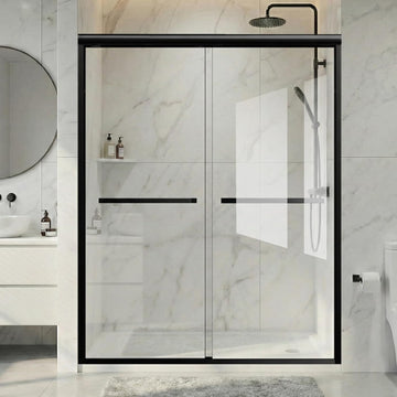 Double Sliding Shower Door 56-60 in W x 76 in H