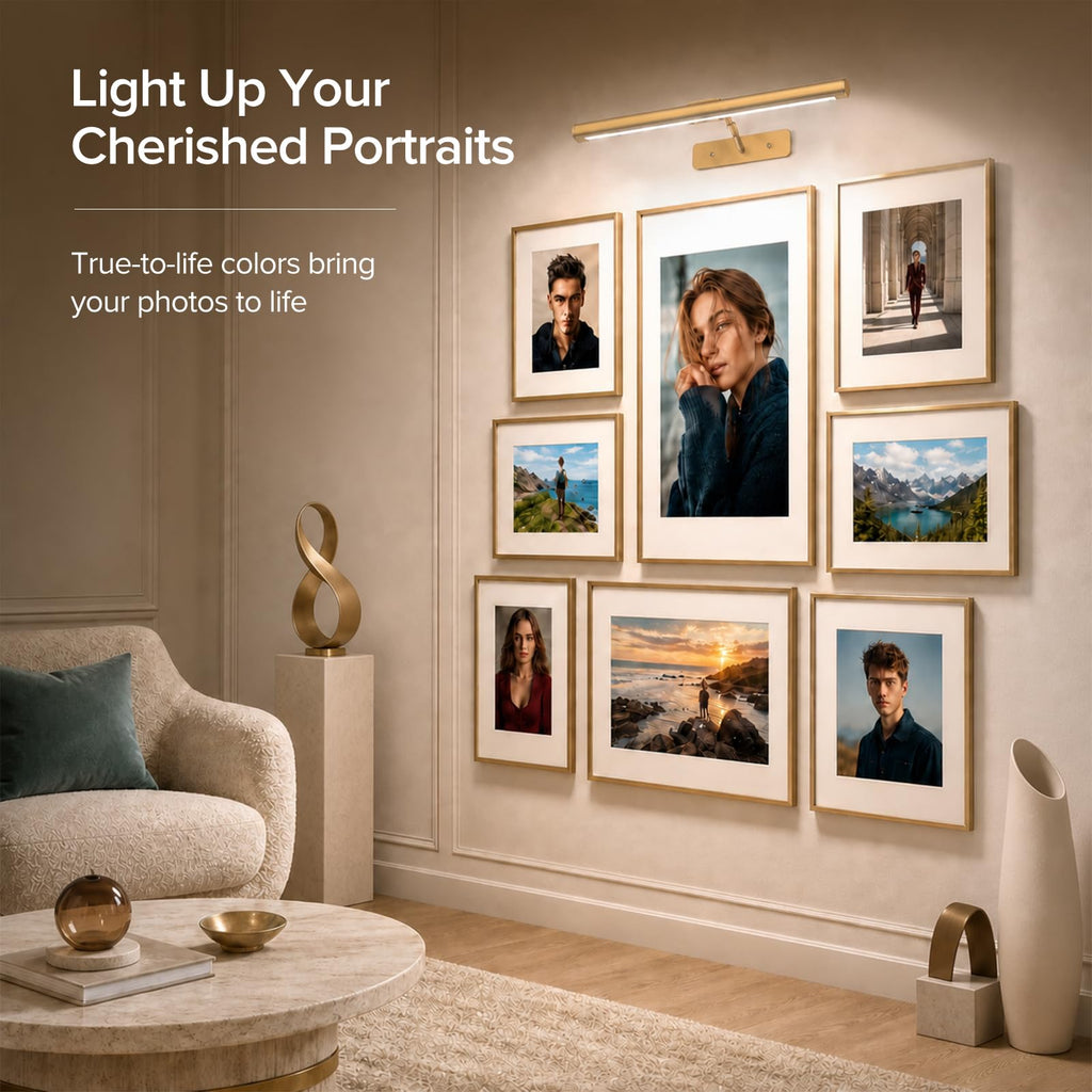 Picture Lights for Wall, Rechargeable Art Gallery Light