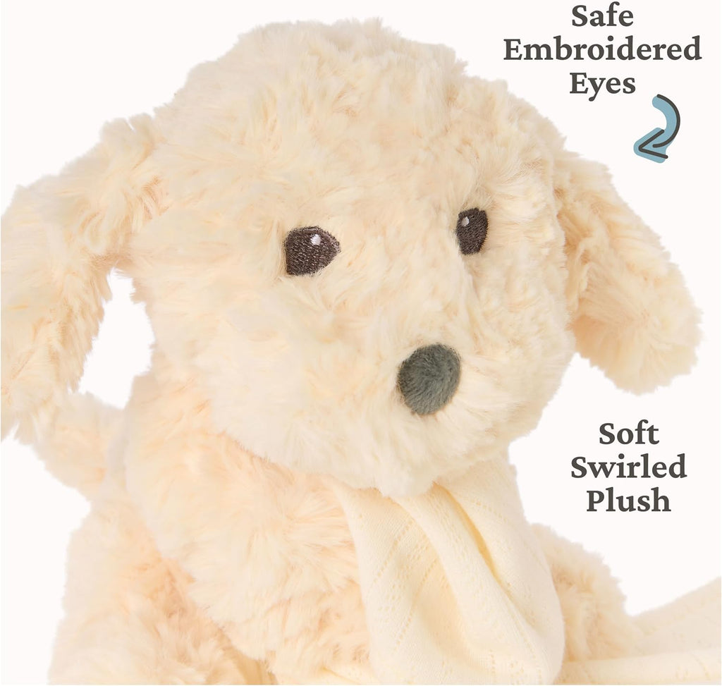 Baby Muttsy Inch Lovey Stuffed Animal Toy with Blanket